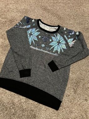 VS Pink Sequin Sweater